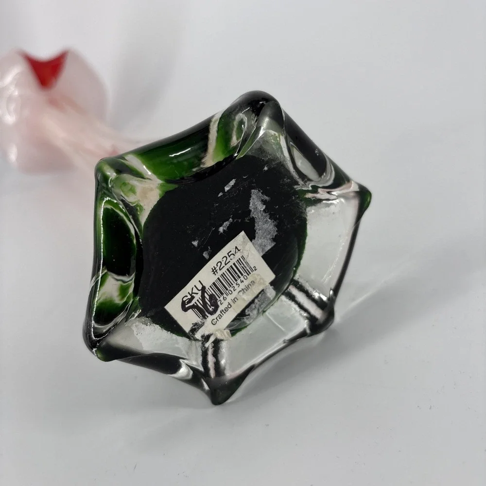 Jack in the Pulpit Vase Red Green White 16